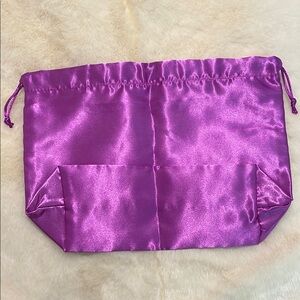 Bundle any 5 for $15 Satin Purple Drawstring Bag